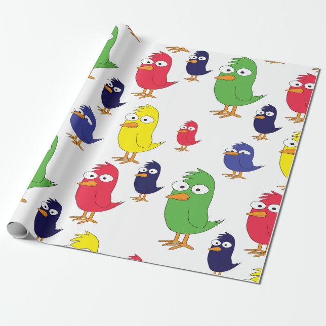 Kycklingar Presentpapper (Utrullad)