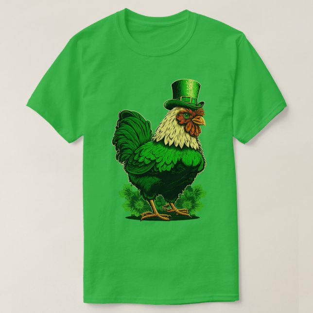 Kycklingar St patricks day 5 T Shirt (Design framsida)