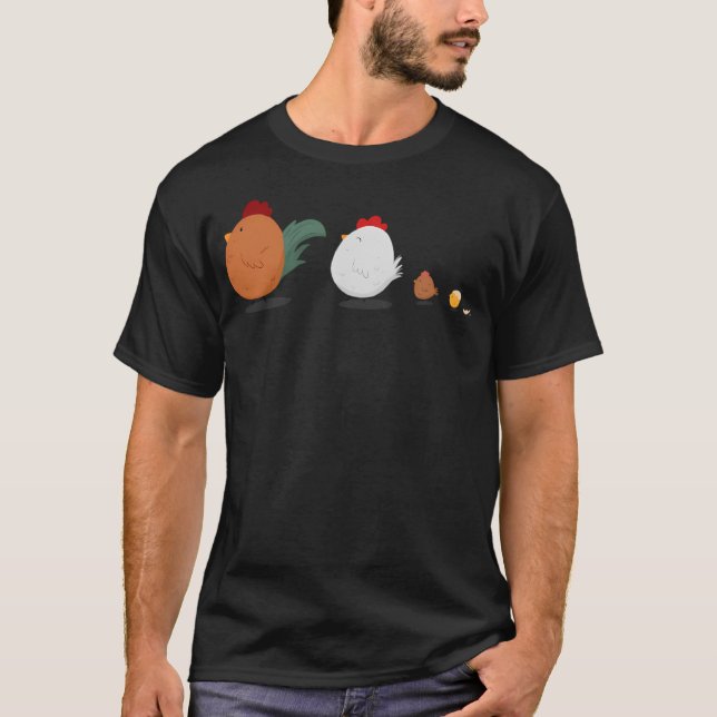 Kycklingar T Shirt (Framsida)