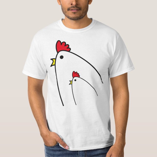 Kycklingar T Shirt (Framsida)