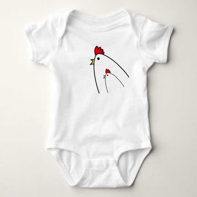 Kycklingar T Shirt (Framsida)