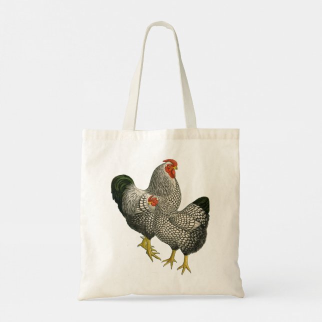Kycklingar Totebag Tygkasse (Baksida)