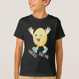 Kycklingar Tycker Jag Är Rolig Påsk T Shirt