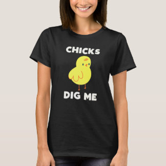 Kycklingar Tycker Jag Är Söt Påskkyckling Äggsökni T Shirt