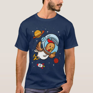 Kycklingastronaut i rymdfarten Älskare T Shirt