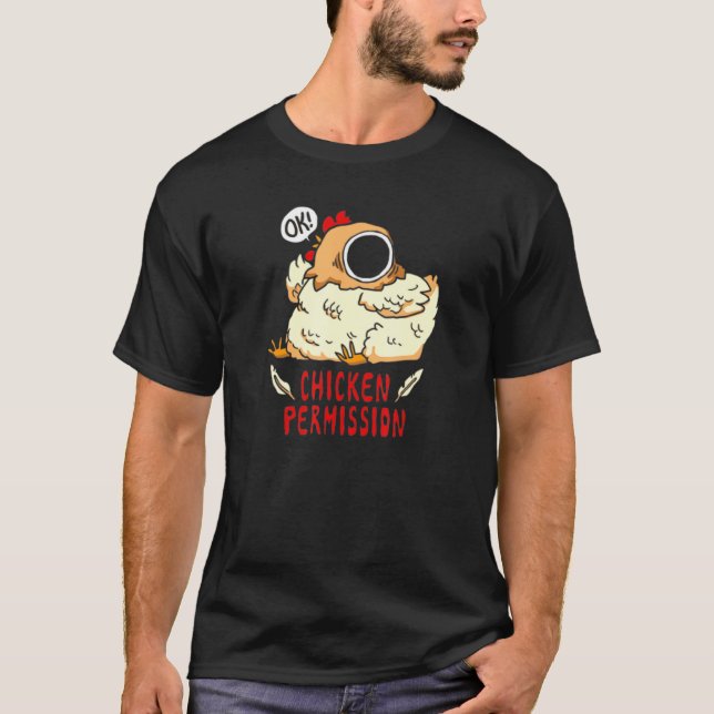 Kycklingbehörighet T Shirt (Framsida)
