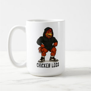 Kycklingben – Rolig Stinn Kyckling Gympa Kaffemugg