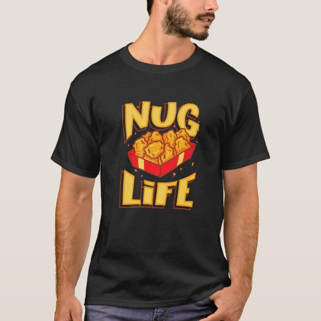 Kycklingbit Nug Liv T Shirt (Framsida)