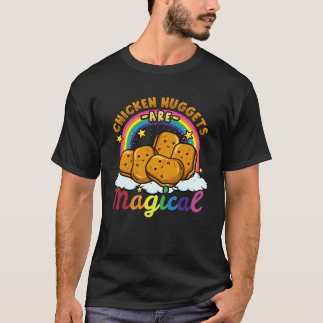 Kycklingbitar Mat Snabbmat Kärlek T Shirt (Framsida)