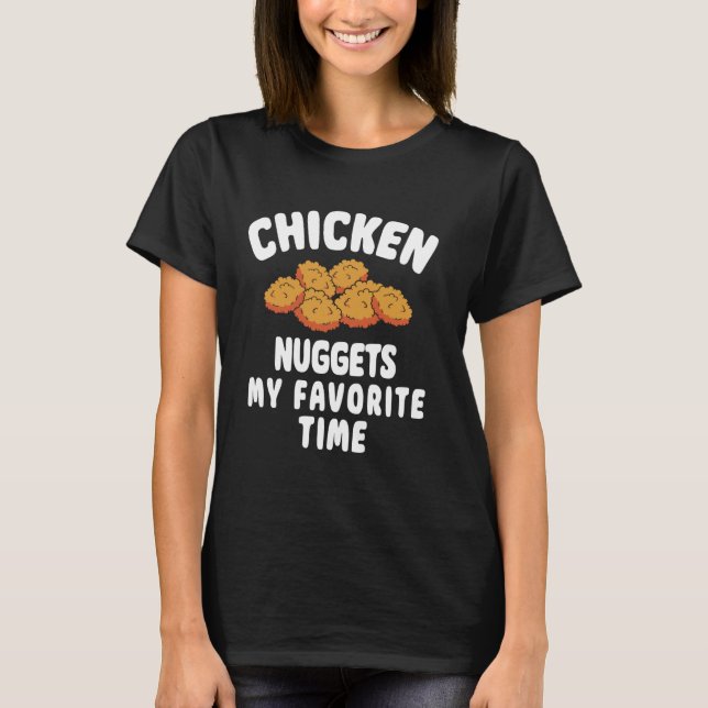 Kycklingbitar Min Favorittid T Shirt (Framsida)