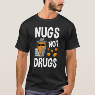Kycklingbitar Nugs Inte Droger Stekt Kyckling T Shirt