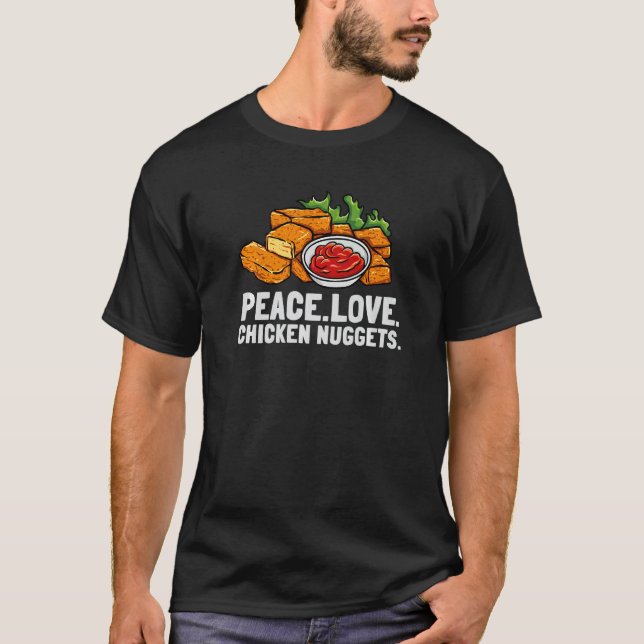 Kycklingbitar Och Stekt Kyckling 1 T Shirt (Framsida)