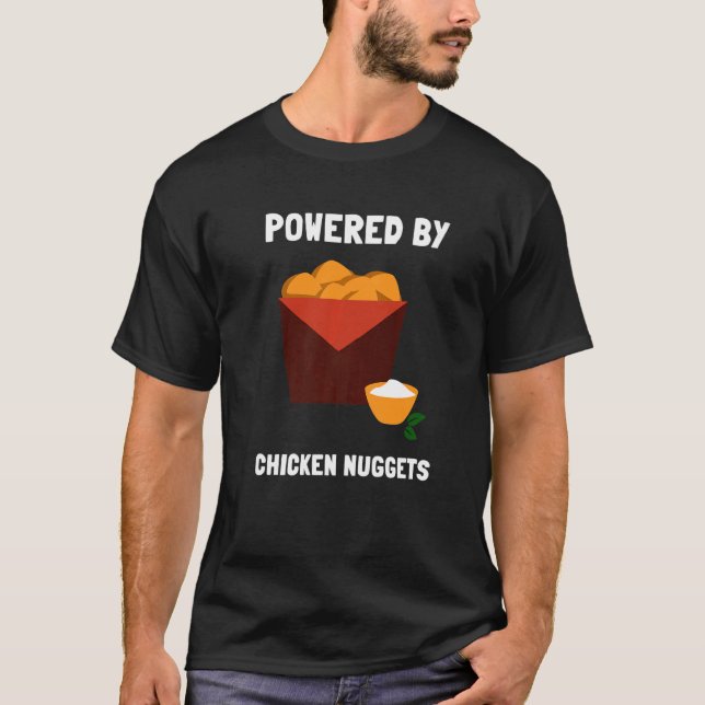 Kycklingbitar och stekt kyckling Premium T Shirt (Framsida)