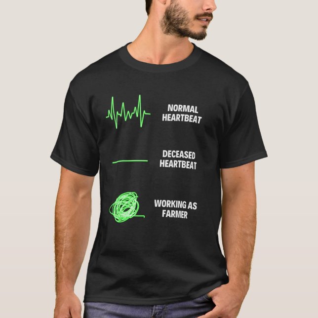Kycklingbonde Jordbruk T Shirt (Framsida)