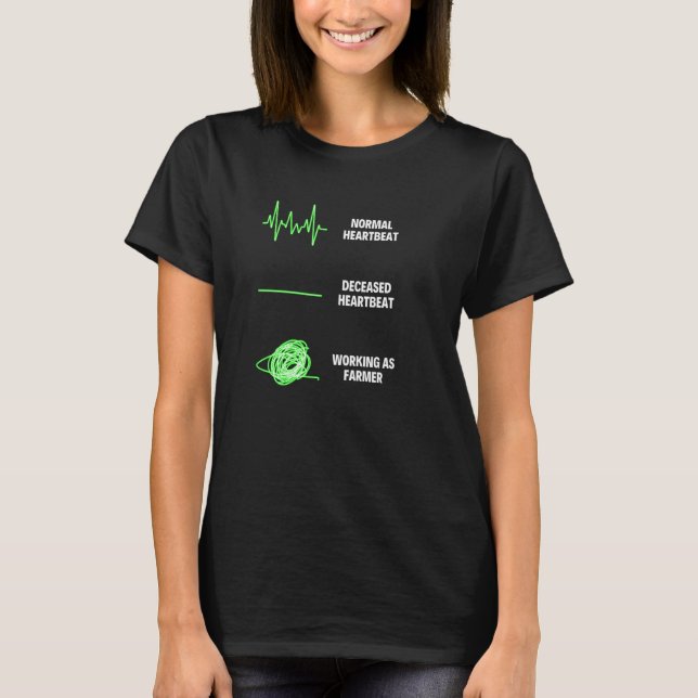 Kycklingbonde Jordbruk T Shirt (Framsida)
