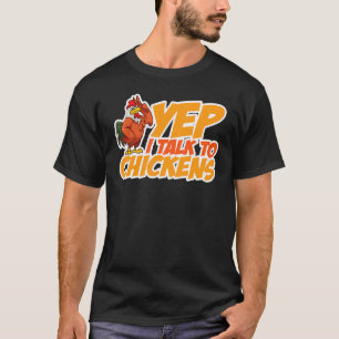 Kycklingbönder Jag Pratar Med Kycklingar Kycklingm T Shirt