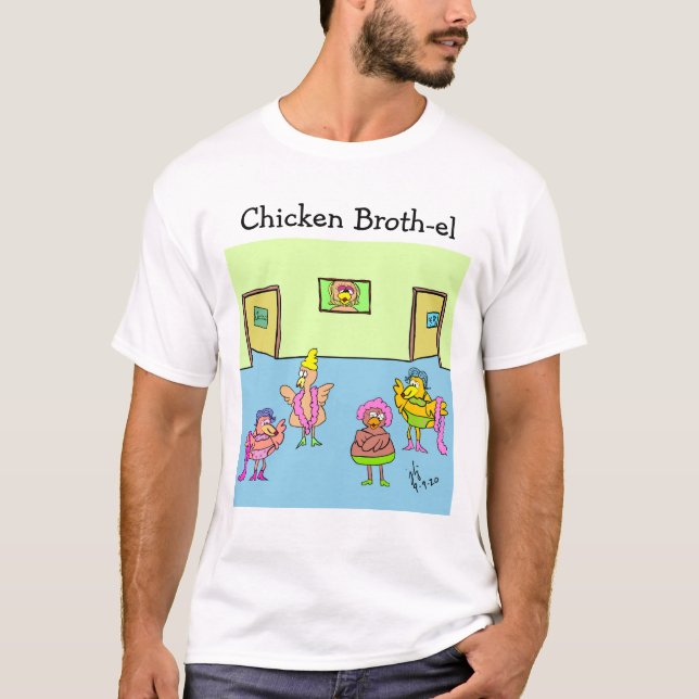 Kycklingbroth-el t-shirt (Framsida)