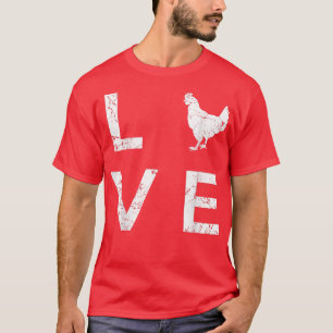 Kycklingbruk Uppfödare Fjäderfä Kycklinganläggning T Shirt