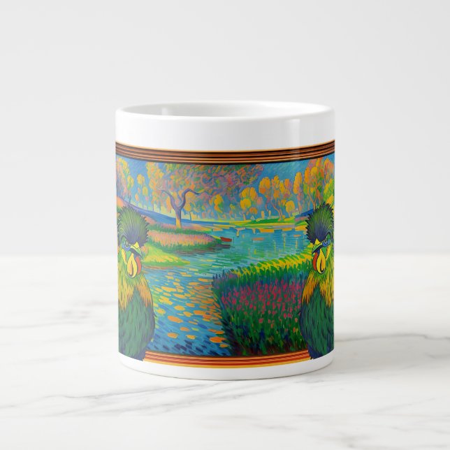 Kycklingcirkelmugg Jumbo Mugg (Framsidan)