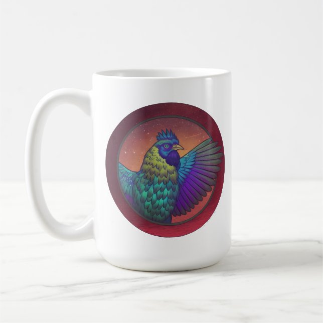 Kycklingcirkelmugg Kaffemugg (Vänster)