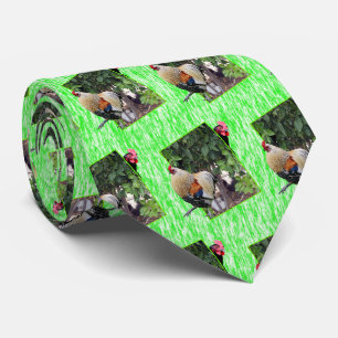 Kycklingdesign med gömmelek slips