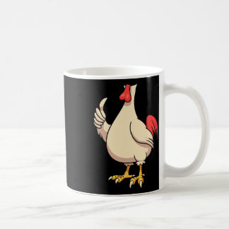 Kycklingdräkt för Halloween Tupp Djur Cosplay Kaffemugg