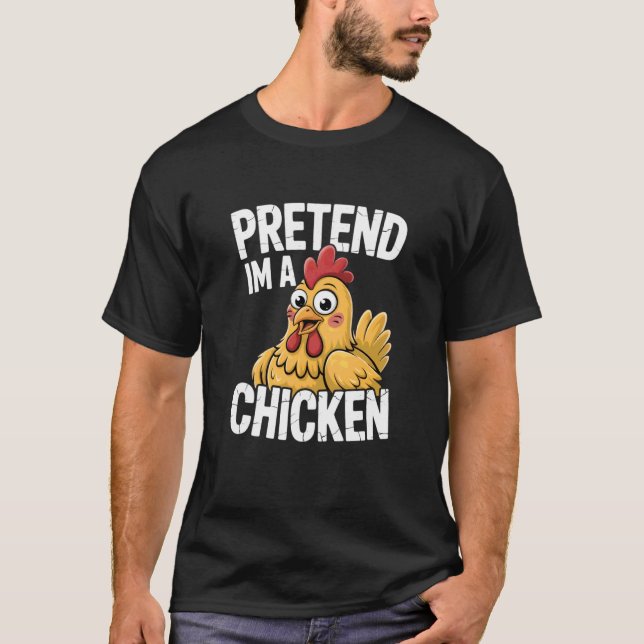 Kycklingdräkt T Shirt (Framsida)