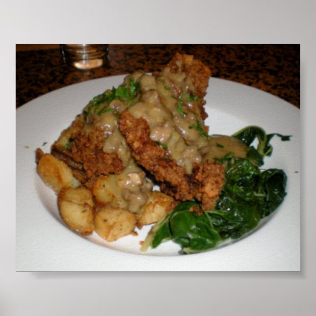 Kycklingen Fried Steak! Poster (Framsidan)