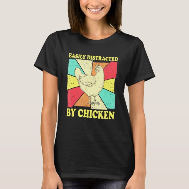 Kycklingens lättspridda lager - Kycklingvisare T Shirt (Framsida)