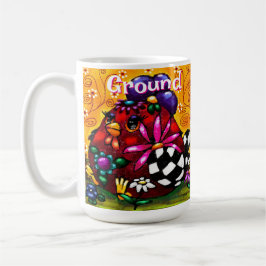 Kycklingens Personlig för Whimsique Funky Chunky B Kaffemugg