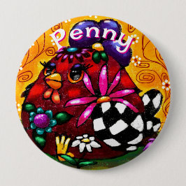 Kycklingens Personlig för Whimsique Funky Chunky B Knapp