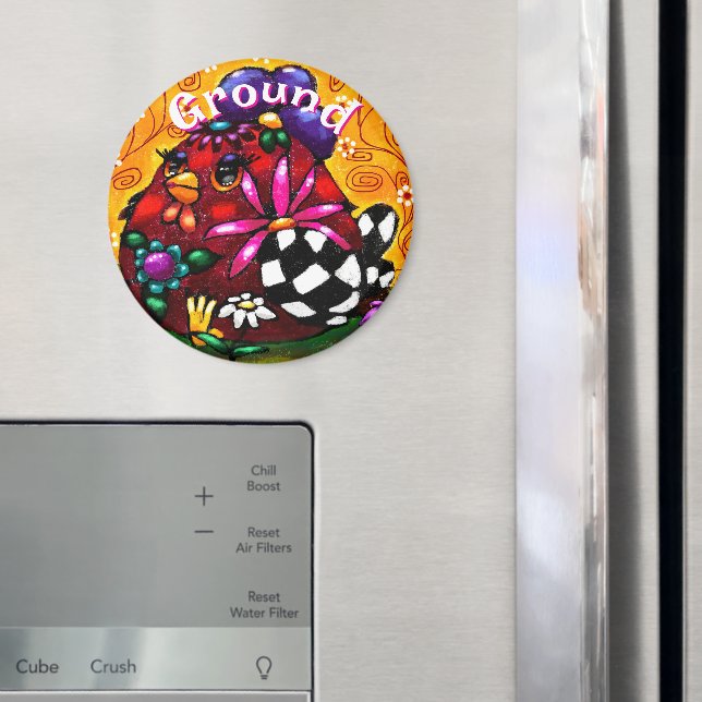 Kycklingens Personlig för Whimsique Funky Chunky B Magnet (In Situ (Fridge))