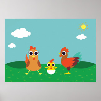 Kycklingfamiljen på Daytime Poster