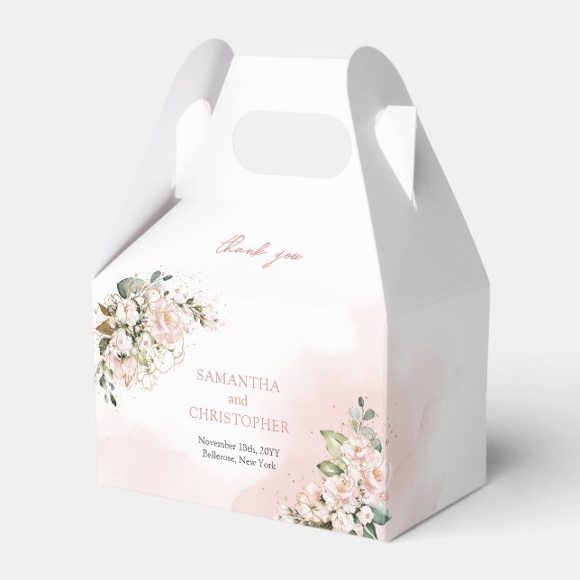 Kycklingfärgsbläckblommor eucalyptus gold presentaskar (Framsidan Sidan)