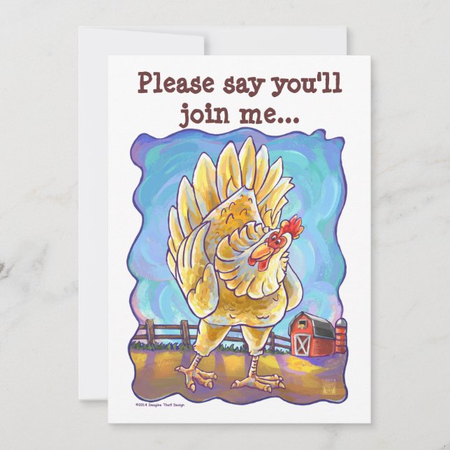 Kycklingfestcentral Inbjudningar (Framsida)