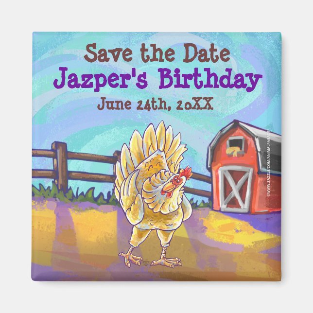 Kycklingfestcentralen Magnet (Framsidan)