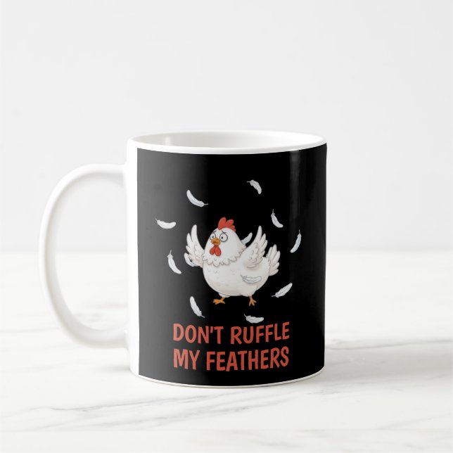 Kycklingfjädrar Kaffemugg (Vänster)