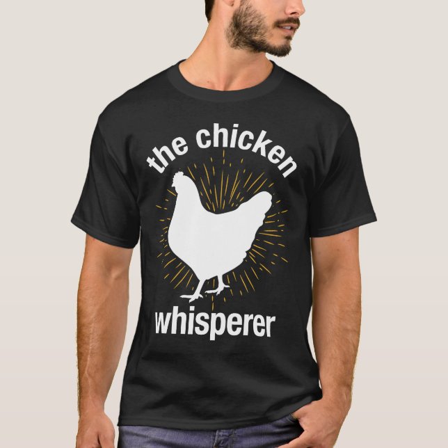 Kycklingflüstarbonde T Shirt (Framsida)
