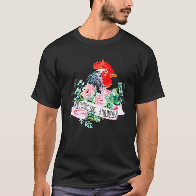 Kycklingflüstarens Husdjur Glad Påsk T Shirt (Framsida)
