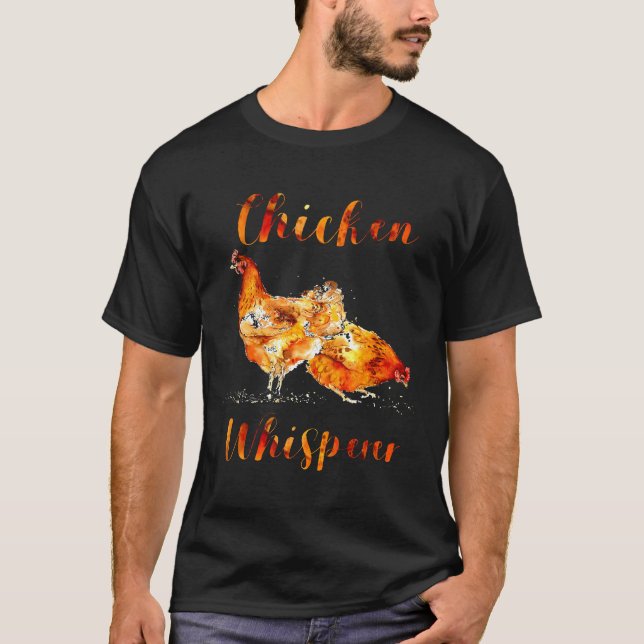 Kycklingflüsterare- Bonde T Shirt (Framsida)