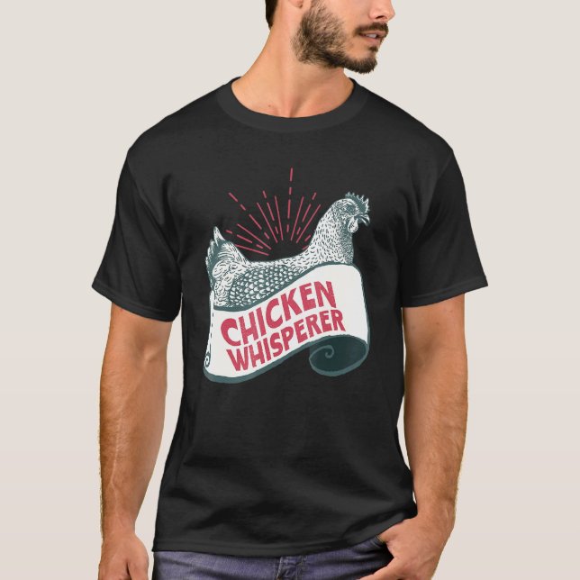 Kycklingflüsterare - Bonde T Shirt (Framsida)