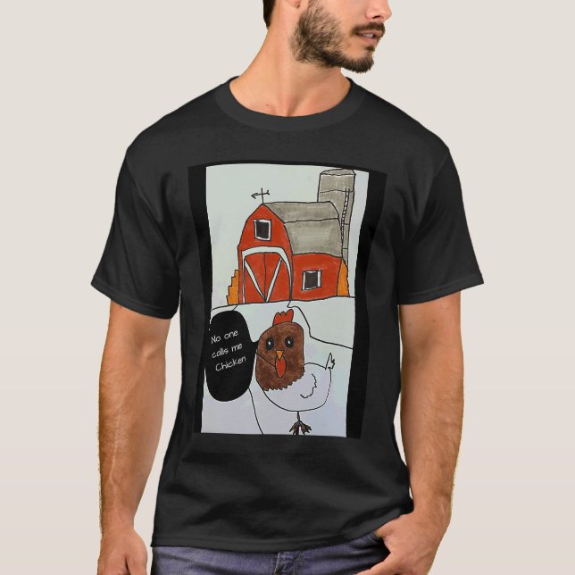 Kycklinggård Barn Nöje T Shirt (Framsida)
