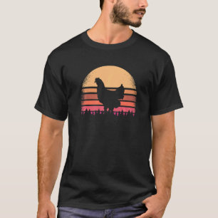 Kycklinggård Djur Jordbruk Vintage 80-tal Retro F T Shirt