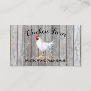 Kycklinggård Rustikt Ägg Visitkort
