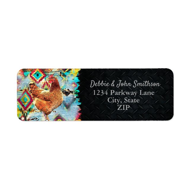 Kycklinggårdarnas fria utbredningsområde Hobby Far Returadress Etikett (Framsidan)