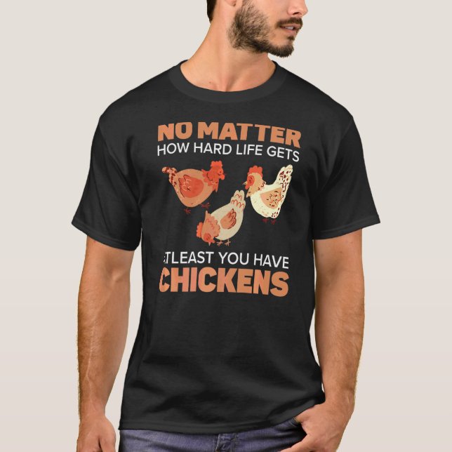 Kycklinghöns Kycklingvicklarm Fjäderfä T Shirt (Framsida)