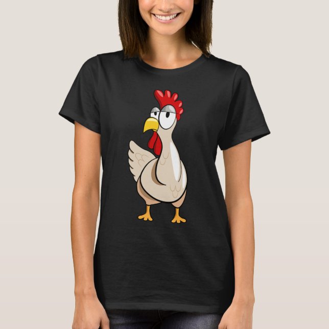Kycklinghöns T Shirt (Framsida)