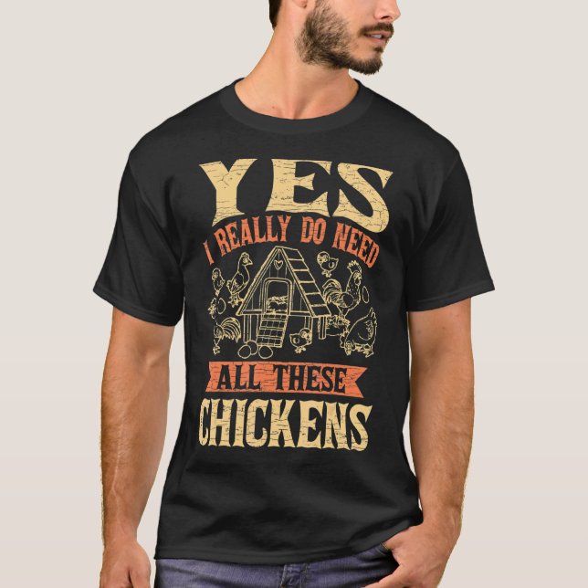 Kycklinghöns T Shirt (Framsida)