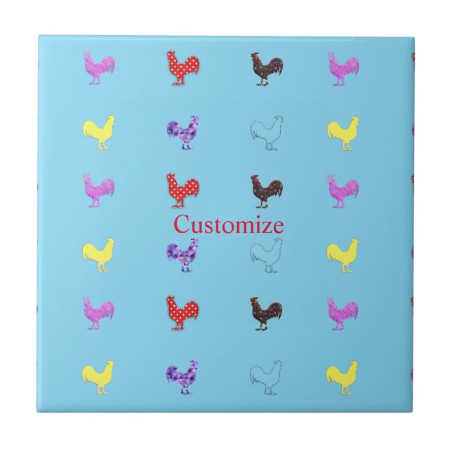 Kycklinghöns Thunder_Cove Kakelplatta (Framsidan)