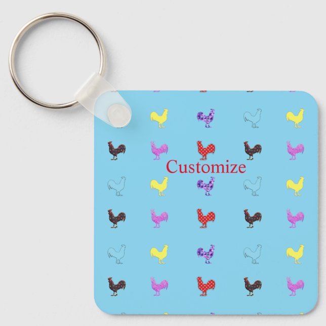 Kycklinghöns Thunder_Cove  Nyckelring (Framsida)